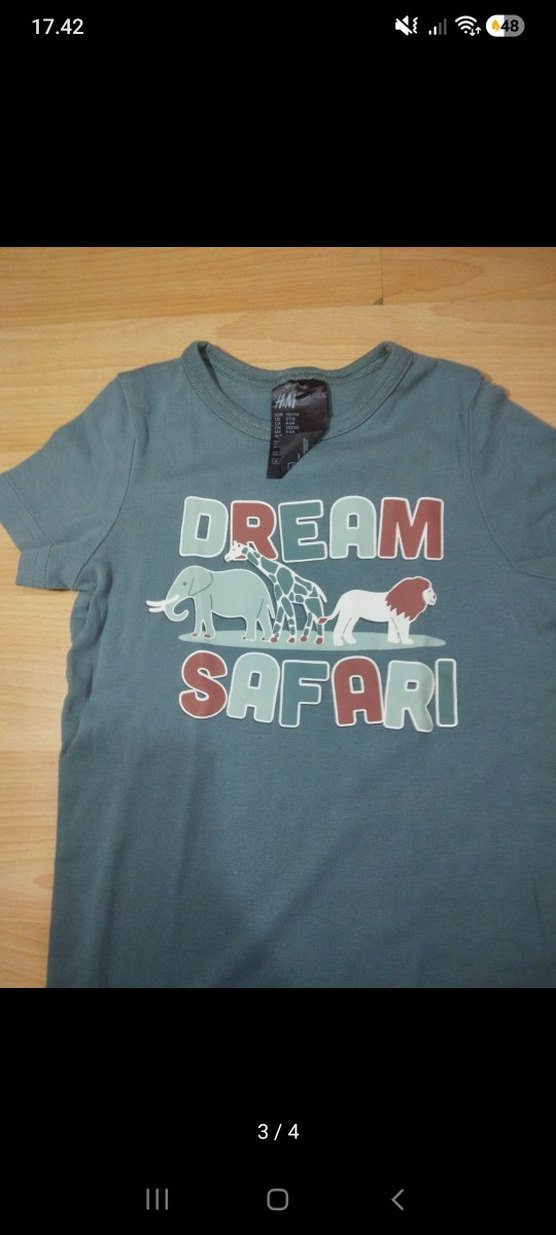 Erkek çocuk Kısa Kollu Mavi Mini Pijama Takımı - Görsel 3