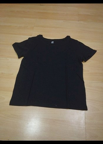 erkek Çocuk Siyah Basic Tişört - Görsel 2