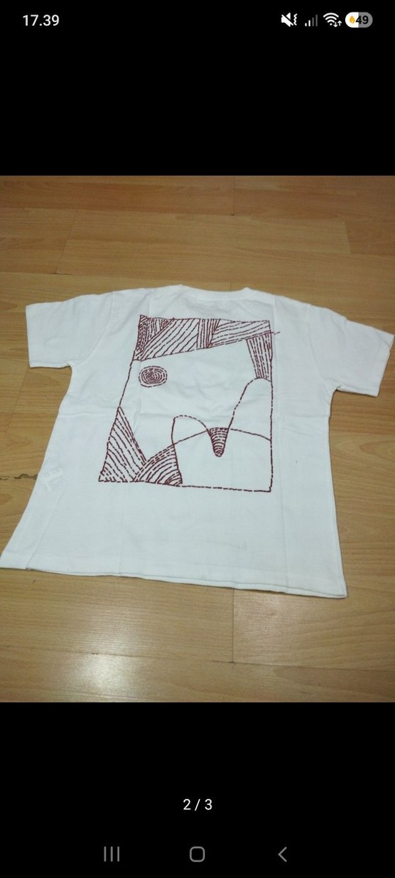 Erkek çocuk Beyaz Kısa Kollu Basic Tişört - Görsel 2