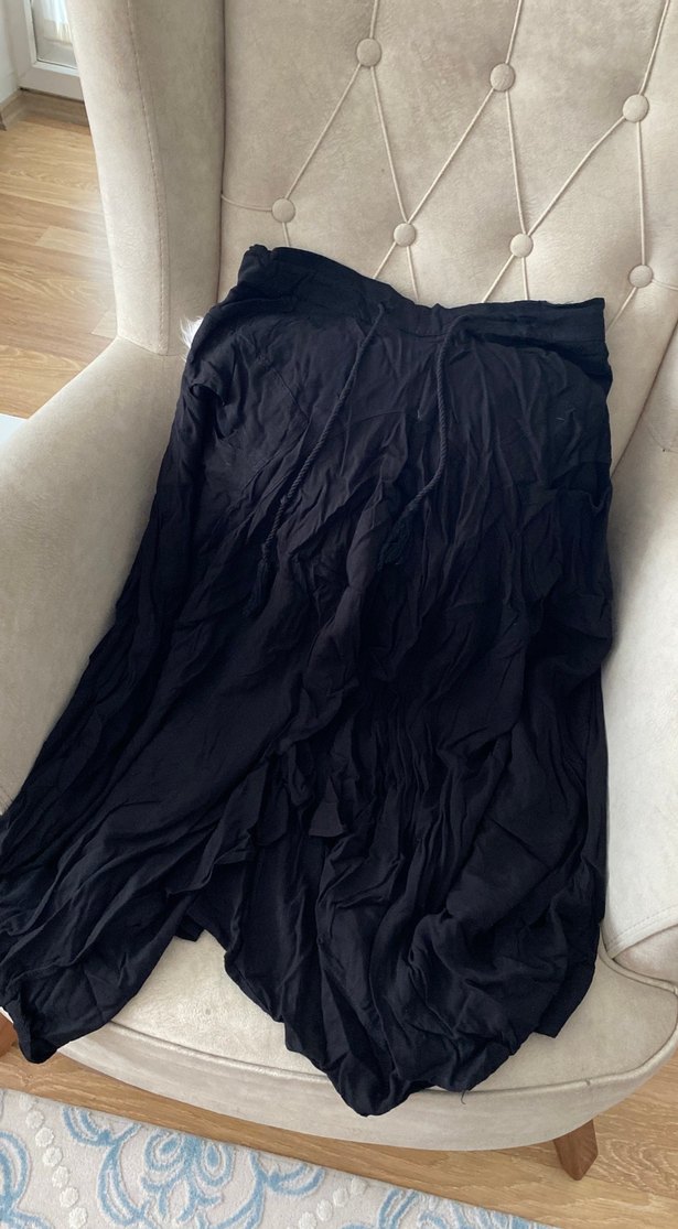 Bohem Siyah şalvar etek - Görsel 2