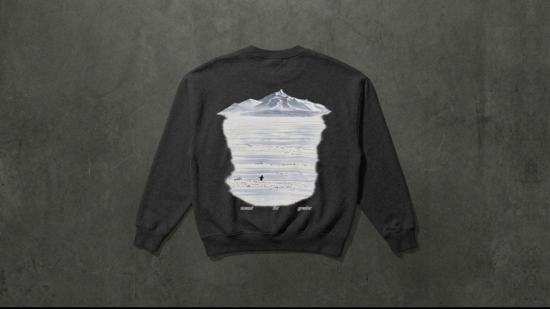 Kadın Siyah Baskılı Sweatshirt - Görsel 2