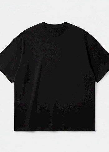 Siyah Baskılı Erkek Spor Tişörtü - Görsel 2