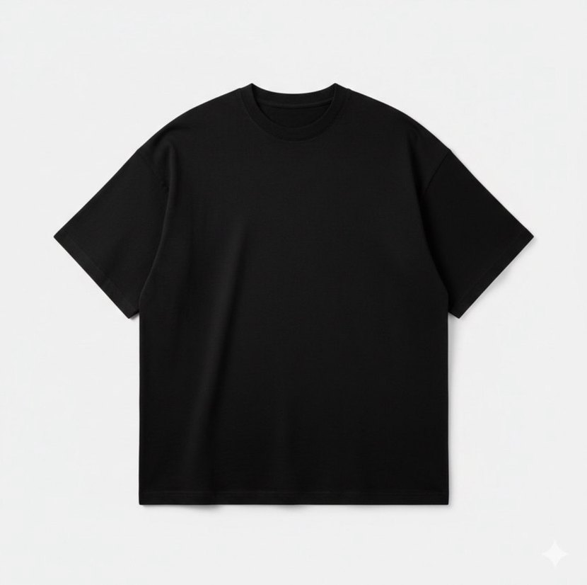 Siyah Baskılı Erkek Spor Tişörtü - Görsel 2