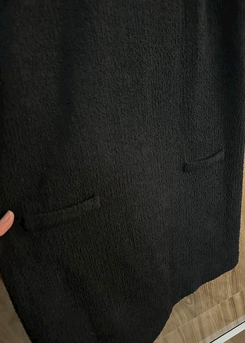 Siyah Kadın Triko Midi Elbise - Görsel 2