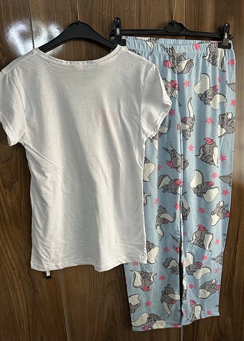 Gri Dumbo Baskılı Kısa Kollu Kadın Pijama Takımı - Görsel 2