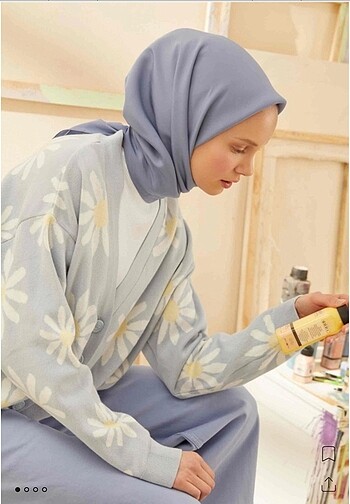 Freshscarfs kot mavi eşarp