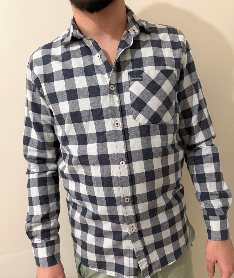 Erkek  Kareli Düğmeli Gömlek - Görsel 2