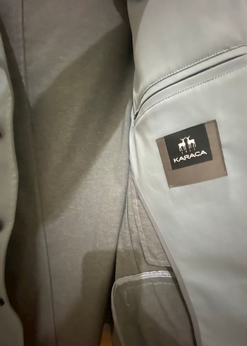 Mavi erkek slimm Fit Düğmeli Ceket - Görsel 2