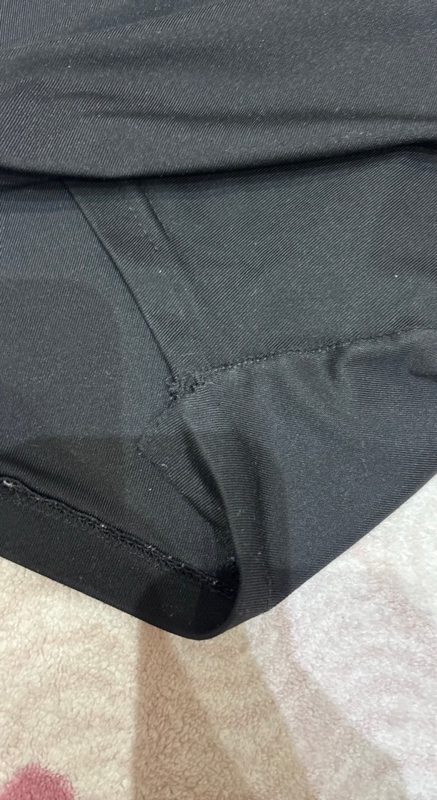 siyah nike şort tayt - Görsel 2