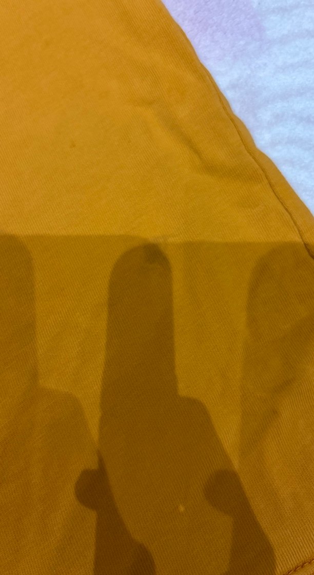 Sarı Mavi Baskılı Hamile Tişörtü - Görsel 2