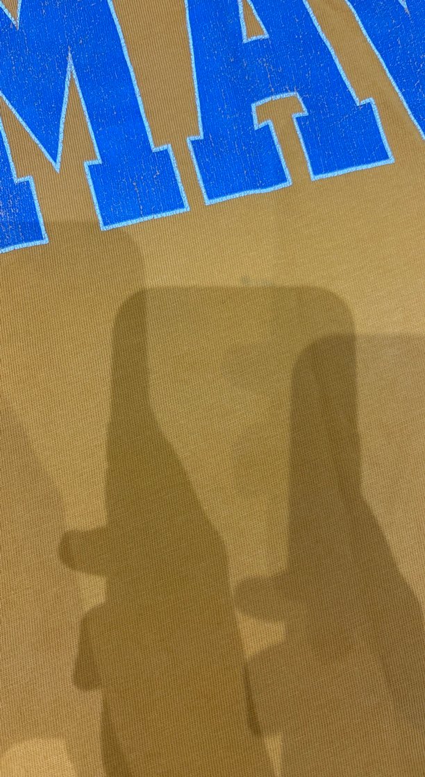 Sarı Mavi Baskılı Hamile Tişörtü - Görsel 3