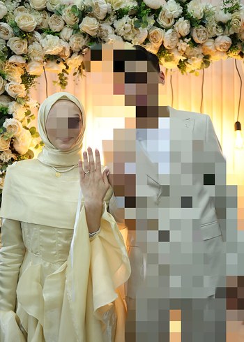 ÖZEL TASARIM tesettür nişan abiyesi nikah elbisesi - Görsel 2