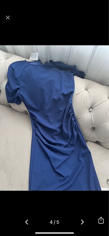 xl Beden lacivert Renk Zara model butik elbise