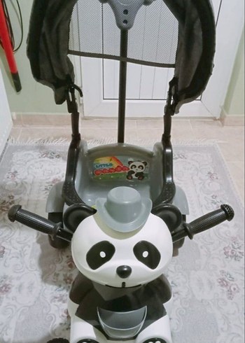 Diğer Sadece İstanbul içi Panda Müzikli Tenteli Üç Tekerlekli Bisiklet