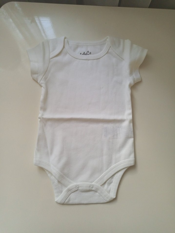 Beyaz Kısa Kollu Bebek Body 3 Ay - Görsel 2