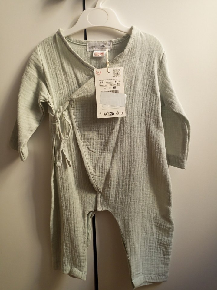 Zara Uzun Kollu Bebek Tulum - Görsel 5