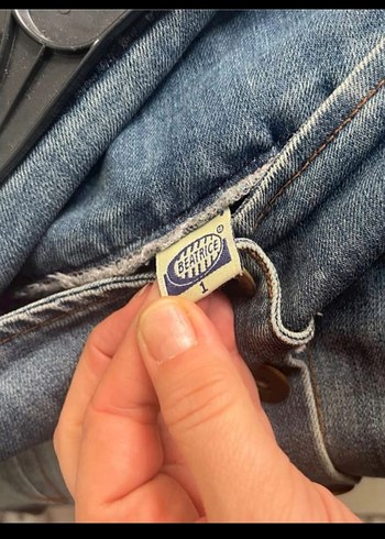 Vintage jean etek - Görsel 4