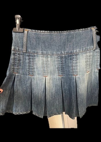 Vintage jean etek - Görsel 2