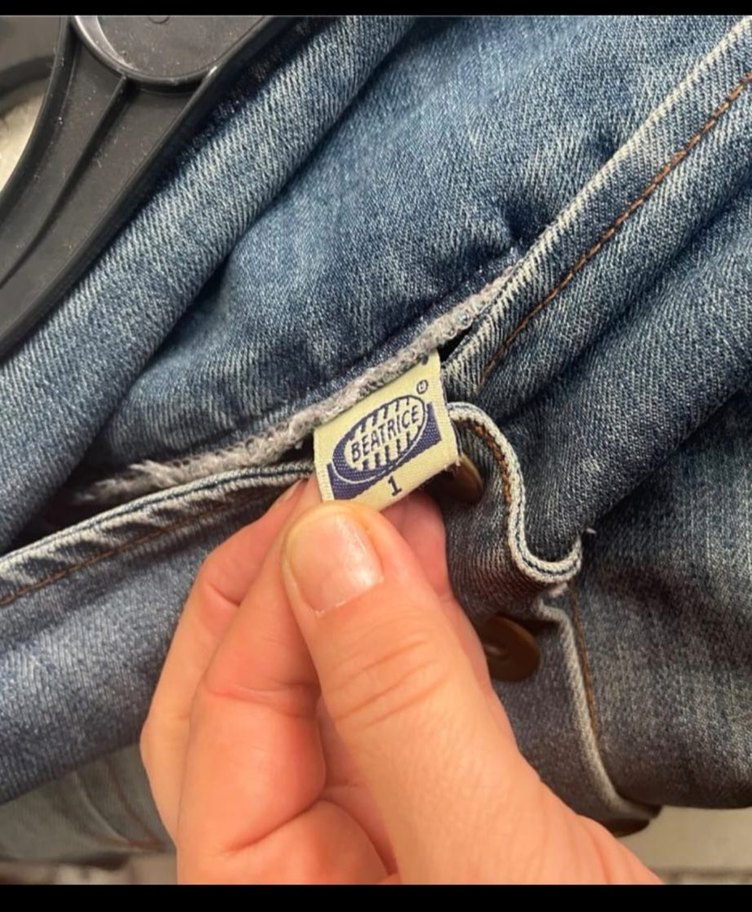 Vintage jean etek - Görsel 4