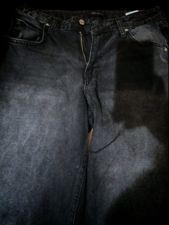 baggy siyah jean - Görsel 3