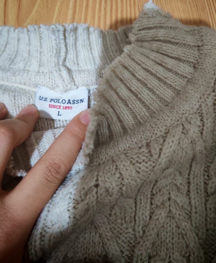 US Polo örgü kazak - Görsel 3