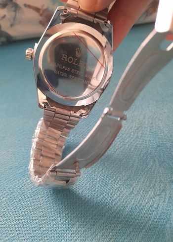 Rolex Mavi Kadranlı Erkek Kol Saati - Görsel 3