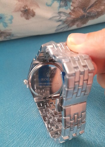 Turkuaz Kadranlı Erkek Rolex Saat - Görsel 3