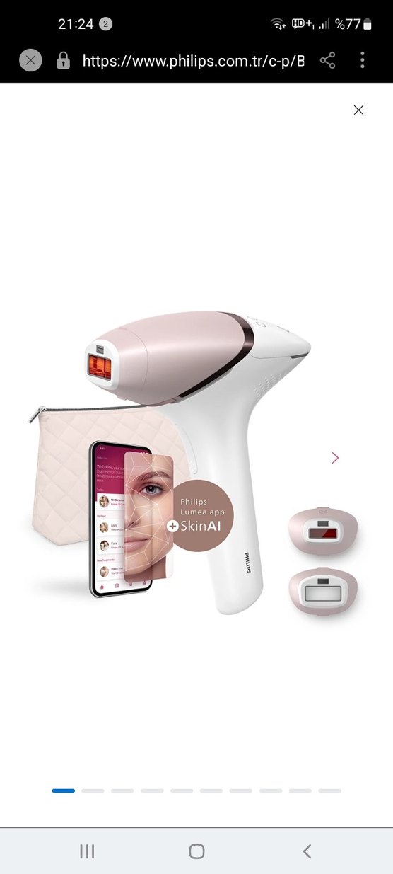 Philips Lumea IPL Lazer Epilasyon Cihazı - Görsel 2