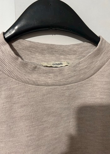 Bej Keten Kadın Sweatshirt - Görsel 2