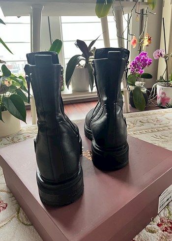 Greyder Siyah Kadın Deri Fermuarlı Bot 40 Numara - Görsel 4