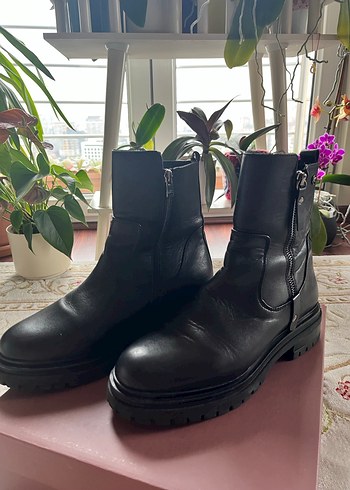 Greyder Siyah Kadın Deri Fermuarlı Bot 40 Numara - Görsel 7