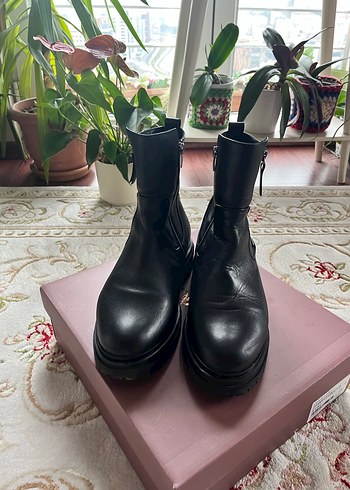 Greyder Siyah Kadın Deri Fermuarlı Bot 40 Numara - Görsel 3