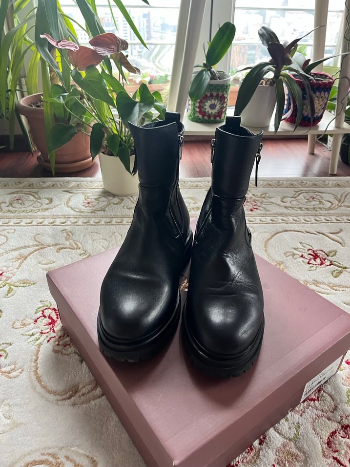 Greyder Siyah Kadın Deri Fermuarlı Bot 40 Numara - Görsel 3