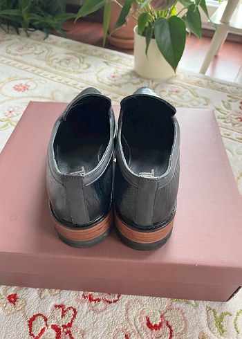 ADL| Kadın Yılan Derisi Desenli Platform Topuklu Günlük Ayakkabı - Görsel 8