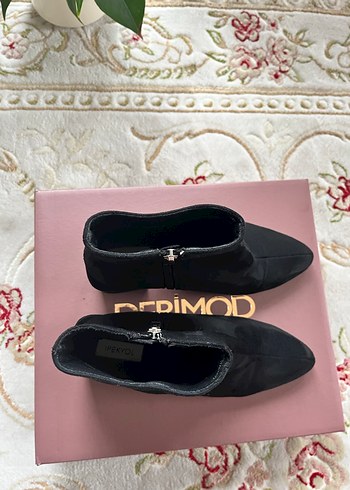 İpekyol Kadın Fermuarlı Topuklu Bot 39 Numara - Görsel 6