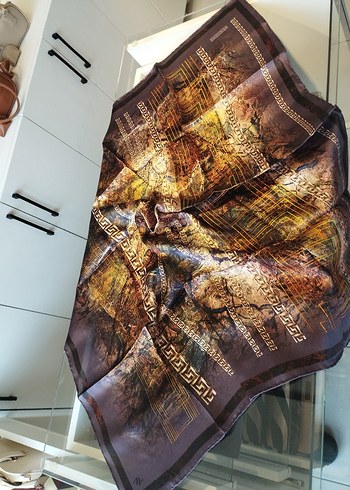 Armine Nostalji İpek Eşarp - Görsel 2