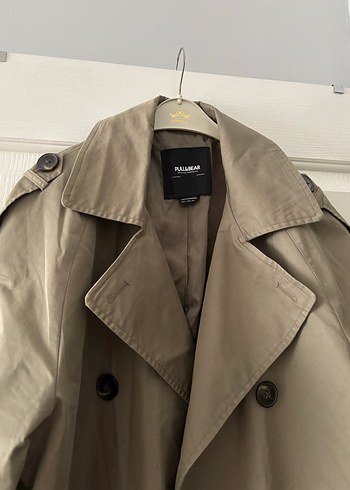 Bej Uzun Kadın Trençkot - Görsel 2