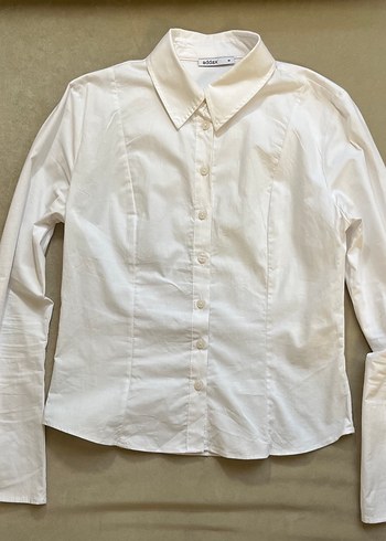 Uzun Kollu Düğmeli Kadın Gömlek - Görsel 2