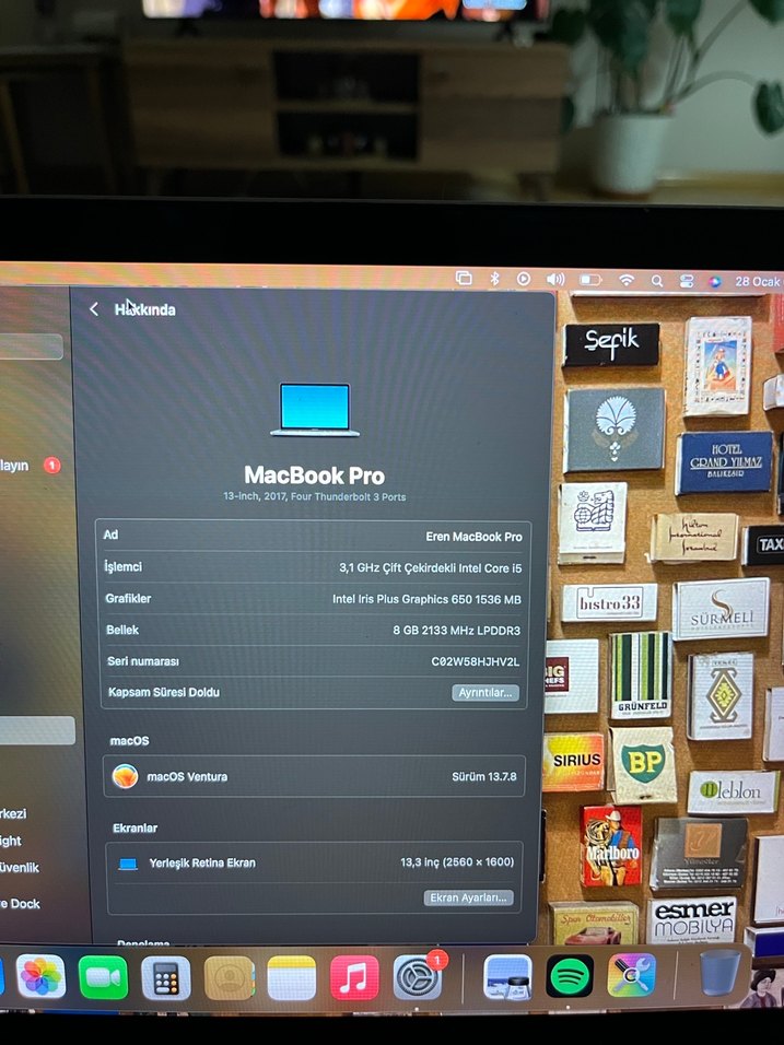 Apple Macbook Pro 13.3 inç 2017 - Görsel 5
