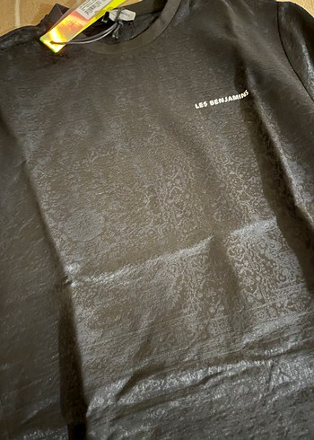 LES BENJAMINS Siyah Erkek Tişört - Görsel 4