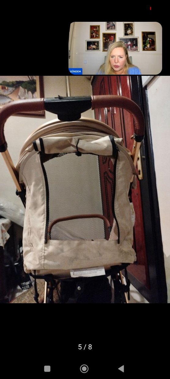 babyplus travel Bej Bebek Arabası 15 kg kapasiteli - Görsel 5