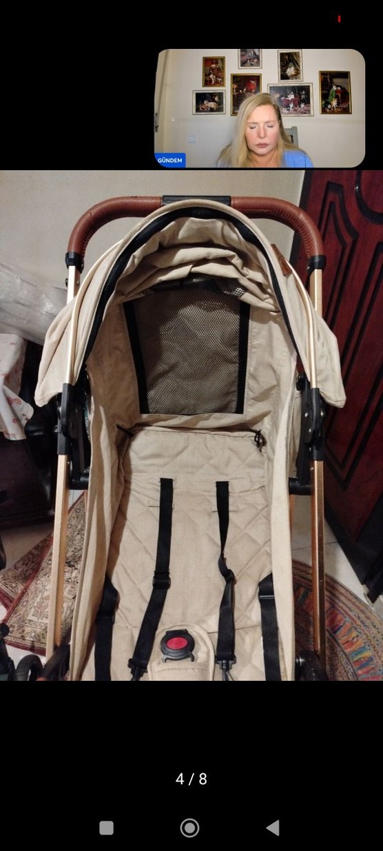 babyplus travel Bej Bebek Arabası 15 kg kapasiteli - Görsel 4