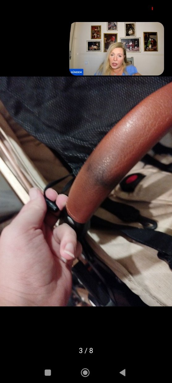 babyplus travel Bej Bebek Arabası 15 kg kapasiteli - Görsel 3