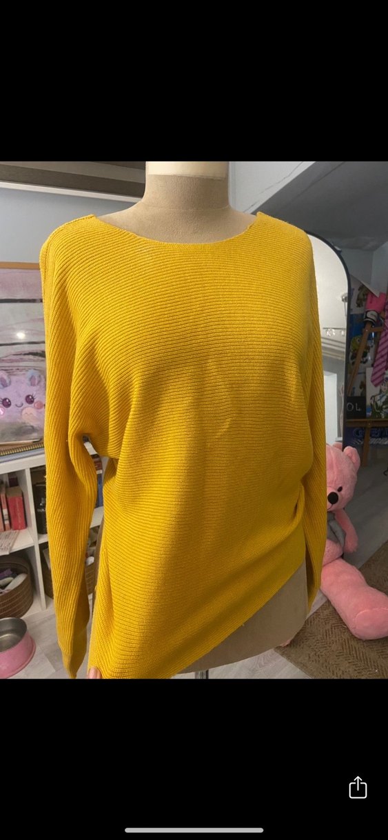 Sırt Dekolteli Manga Kazak - Görsel 3