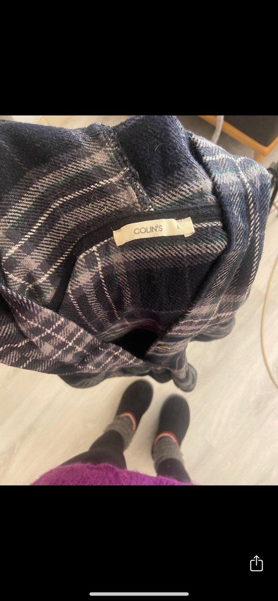 Ekoseli Kapüşonlu Kadın Gömlek - Görsel 5