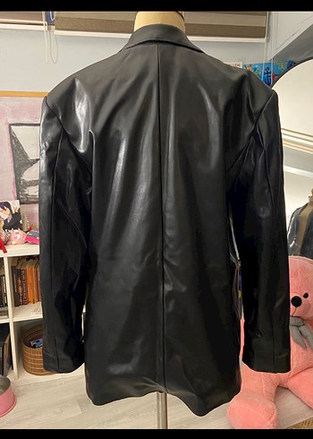 Zara Deri Kadın Ceket - Görsel 3