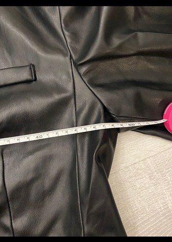 Zara Deri Kadın Ceket - Görsel 4