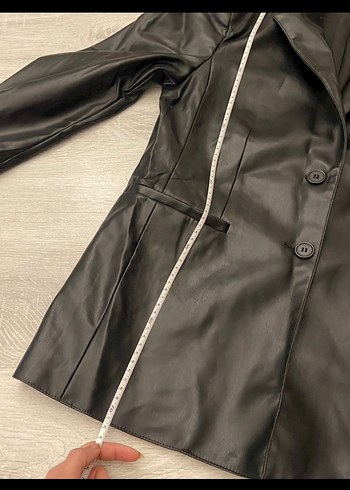 Zara Deri Kadın Ceket - Görsel 6