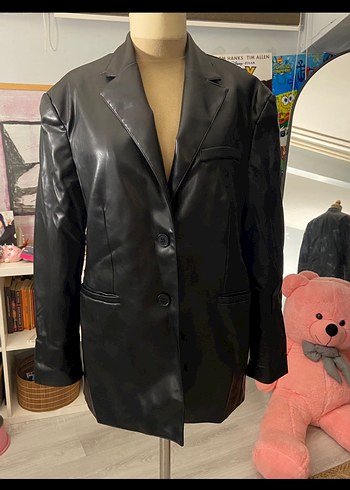 Zara Deri Kadın Ceket - Görsel 2