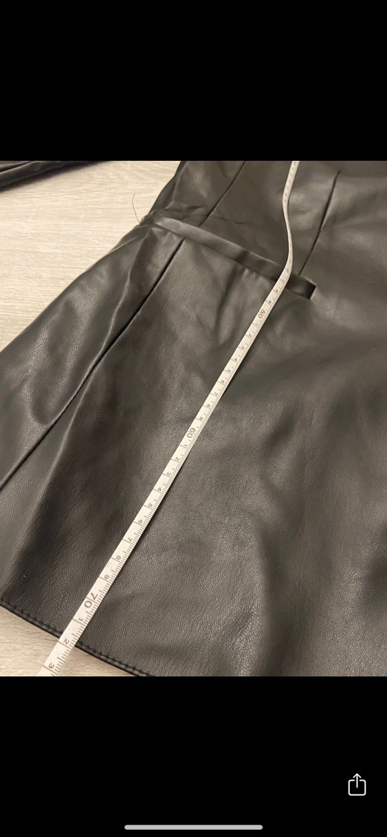 Zara Deri Kadın Ceket - Görsel 5